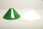 Lampskärmar för torparlampa, 2st i glas