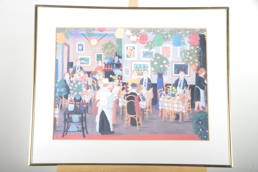 Lennart Jirlow- Färgtryck, Signerad i trycket