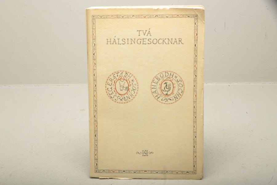 Bok- "Två Hälsingesocknar, Segersta & Hanebo", Av: Nils C Humble