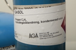 Gasoltub med lampa & 2st tuber