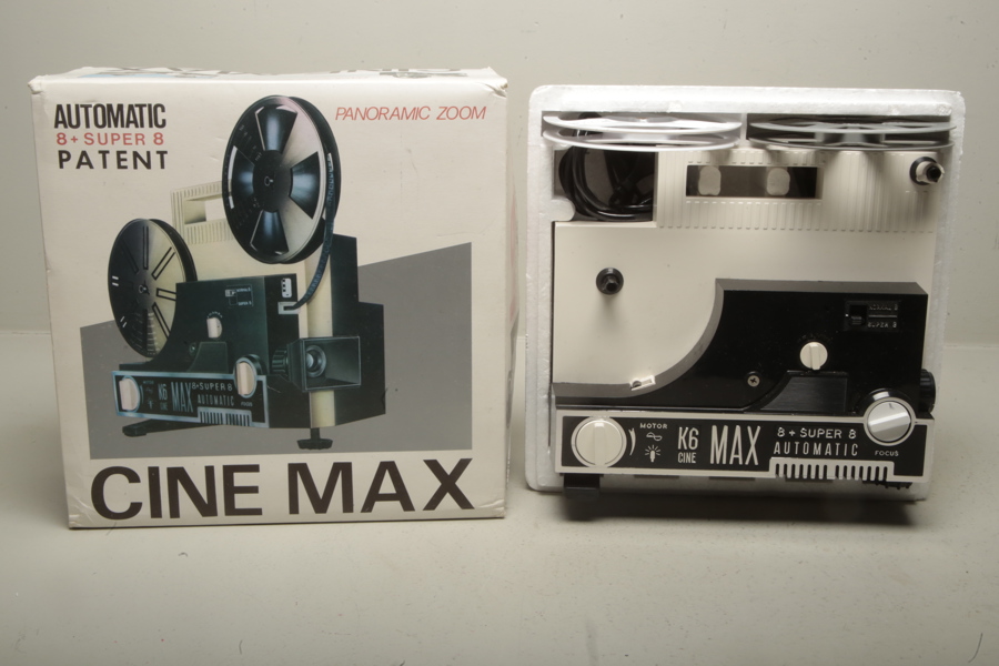 Filmkamera- "MAX K6 Cine, 8 + Super 8 Automatic"