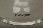 Kosta Boda- Kristallskål, Skapad dekor av: Lisa Bauer