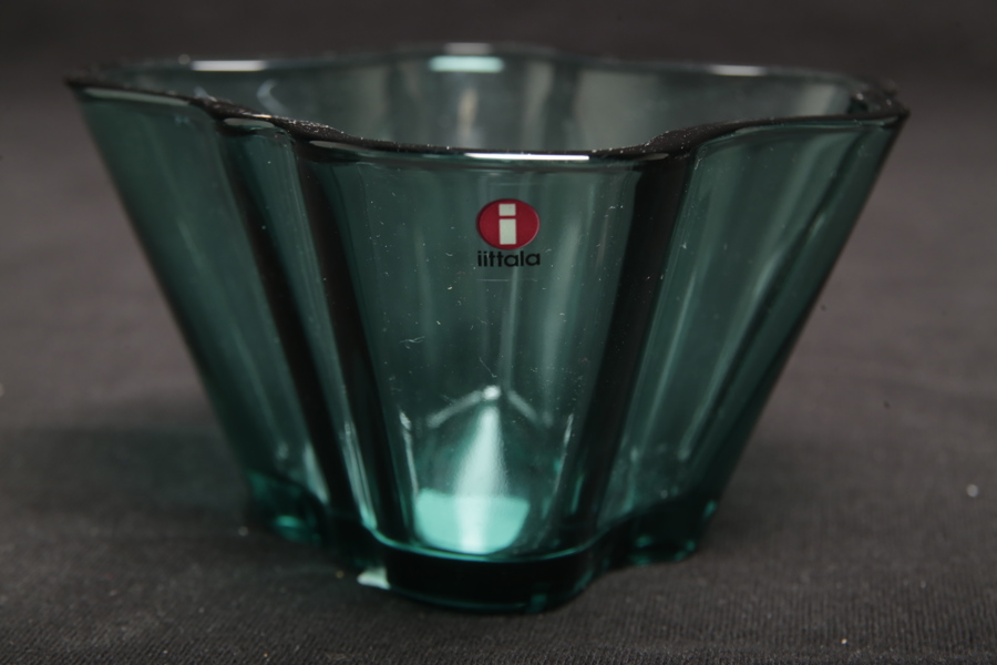 Iittala glasskål, Design: Alvar Aalto 