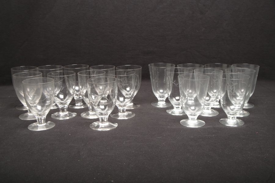 Glasservis, 20-Delar