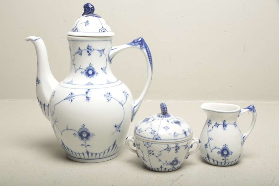 Royal Copenhagen, Servisdelar "Musselmalet", 3-Delar
