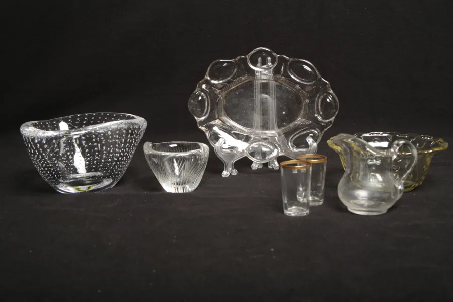Konstglas, bl.a. från Tapio Wirkkala & Lars Hellsten
