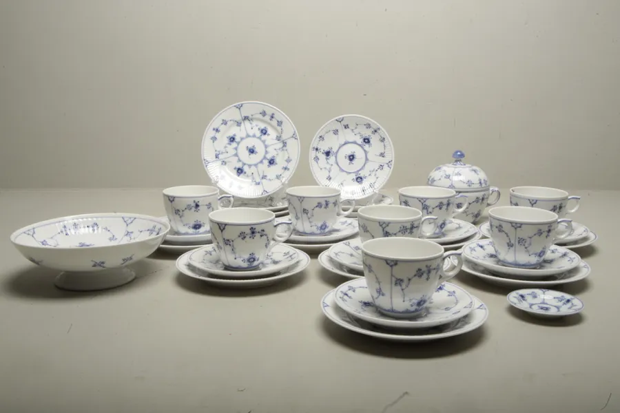 Royal Copenhagen- "Musselmalet", Servis, 35-Delar