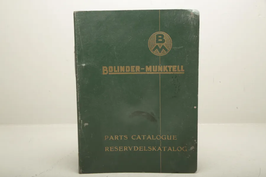 Reservdels katalog- "Bolinder- Munktell"