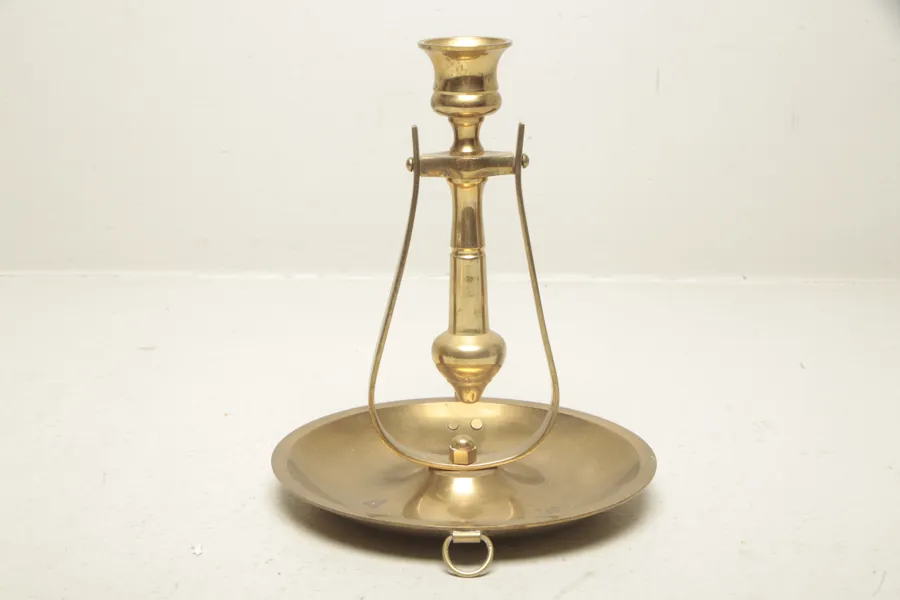Skeppsljusstake i mässing, 1900-tal