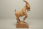 Birger Sjöberg- Figurin, "Träbock", Signerad