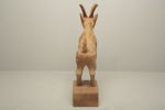 Birger Sjöberg- Figurin, "Träbock", Signerad