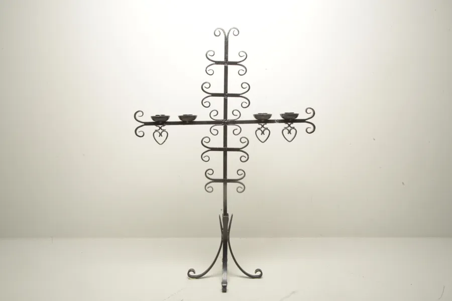 Ljusstake- Smidesarbete, 1900-tal 