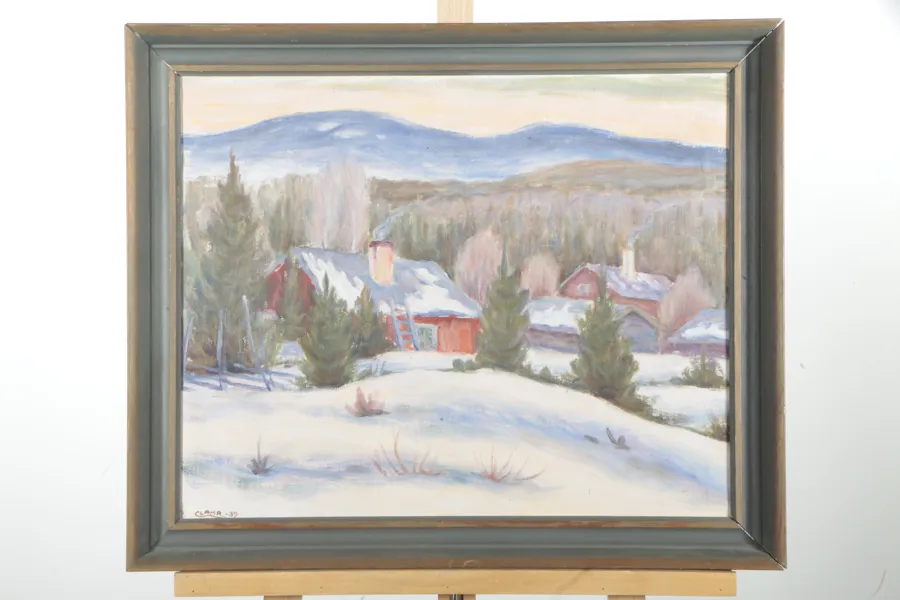Emil Clahr- Olja på duk, Signerad-39