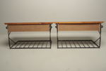 Nattdukshylla i teak, 1-par, 1950/1960-tal