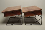 Nattdukshylla i teak, 1-par, 1950/1960-tal
