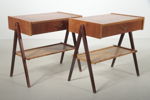 Sängbord i teak, 1-par, 1950/1960-tal