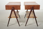 Sängbord i teak, 1-par, 1950/1960-tal