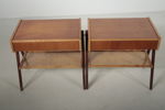Sängbord i teak, 1-par, 1950/1960-tal