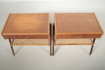 Sängbord i teak, 1-par, 1950/1960-tal