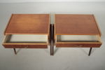Sängbord i teak, 1-par, 1950/1960-tal