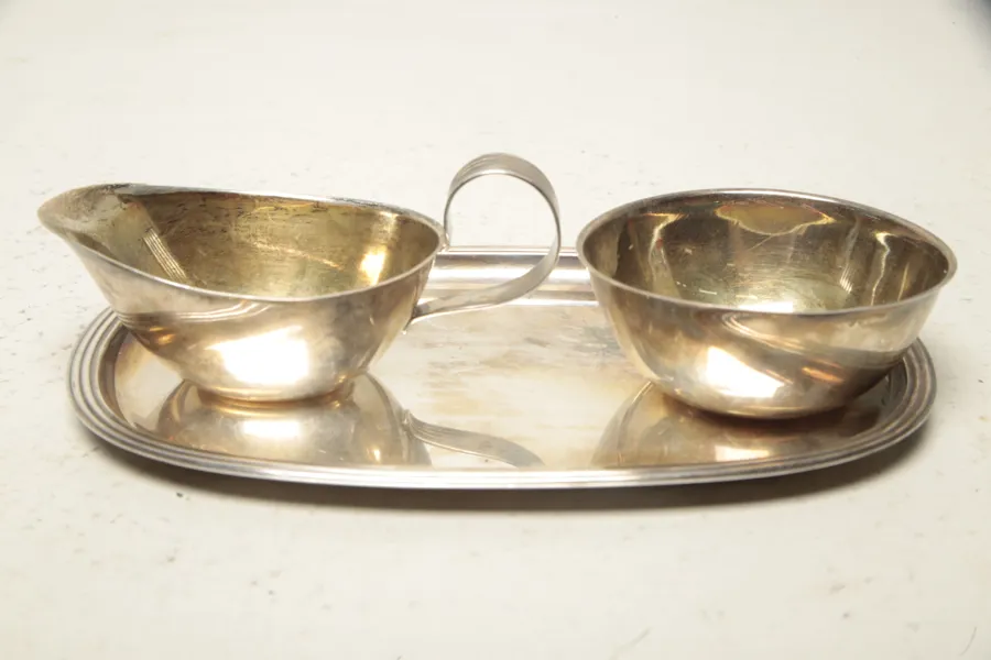 Silver- "C.G Hallberg", 3-Delar