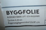 Byggfolie, 1st Rulle 