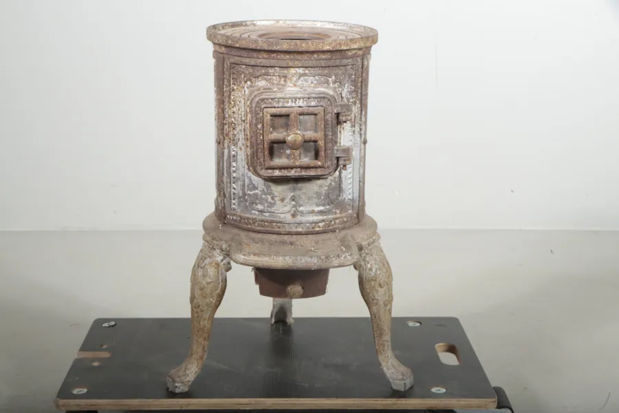 Kamin i gjutjärn, 1900-tal 