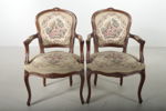 Karmstolar, 1-par, Rokoko-stil, 1900-tal