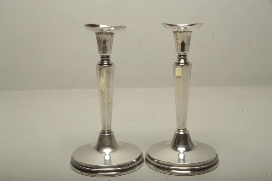 Ljusstakar, Silver, 1-par, GAB Löfman 1979