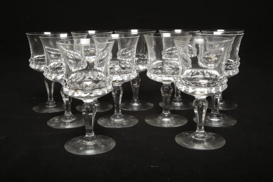 Orrefors "Silvia", Vitvinsglas/Sherry, 11st, Design: Ingeborg Lundin