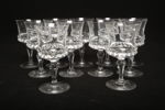 Orrefors "Silvia", Vitvinsglas/Sherry, 11st, Design: Ingeborg Lundin