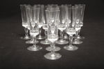 Orrefors "Silvia", Snapsglas, 12st, Design: Ingeborg Lundin