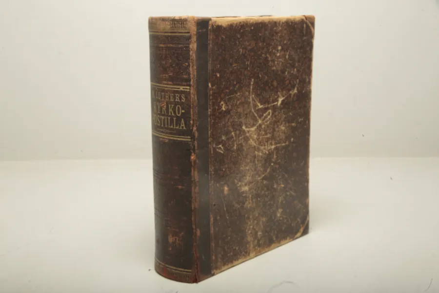 Bok- "Doktor Martin Luthers Kyrko-Postilla", Tryckt: 1892