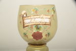 Remmare/ Pokalglas, 1900-tal, Litograferad med sigill/vinrankor 
