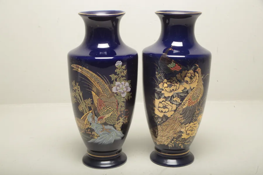 Vaser, 1-par, 1900-tal, Porslin 