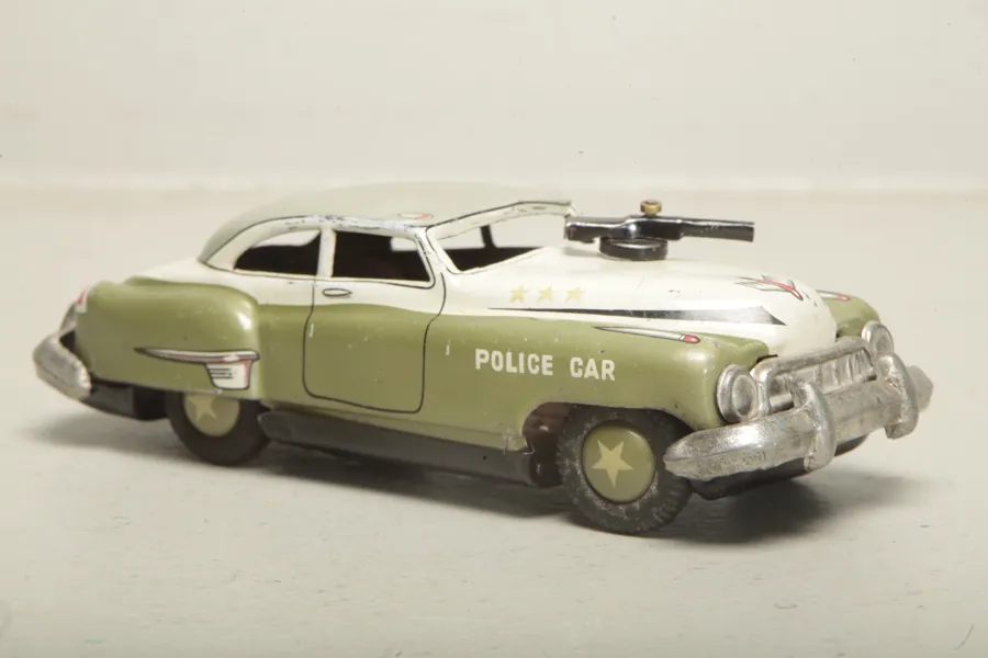 Plåtbil-"Police", Trade Mark- Japan