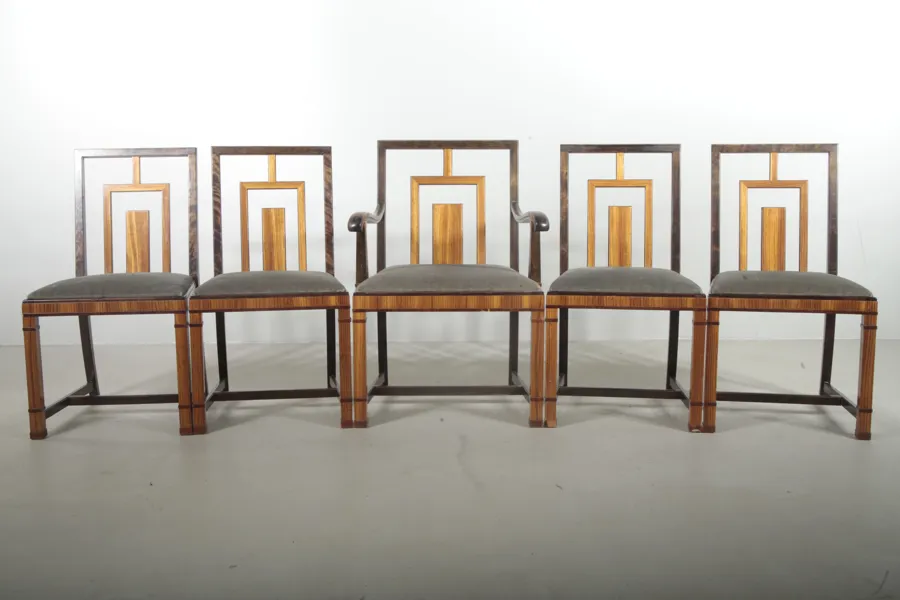 Stolar, Art Deco, 1930-tal, Tillskriver: Erik Chambert 