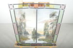 Blyinfattat glas, målad