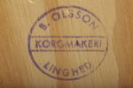 Brödburk- Spån, B. Olsson, Korgmakeri- Linghed