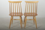 Edsbyverken, Stolar, 6st,Teak, 1950/1960-tal