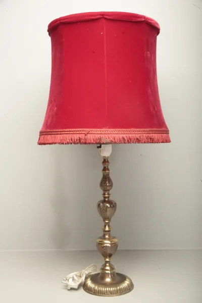 Bords/Fönsterlampa, 1960/1970-tal, Mässing