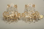 Vägglampetter, 1-par, Mässing, 1970/1980-tal