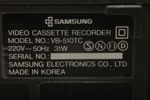 Samsung VHS- Video Casette Recorder