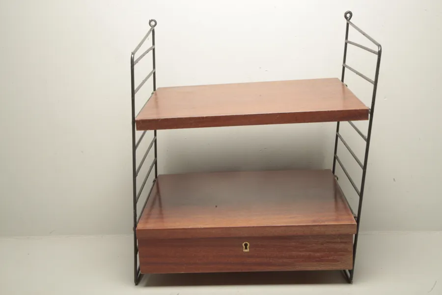 Stringhylla, 1950/1960-tal, Teak 