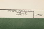 Karta, över sydöstra Hälsingland, Norrala N