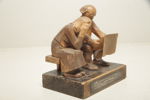 Figurin- Grupp, 1900-tal, Trä