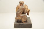 Figurin- Grupp, 1900-tal, Trä