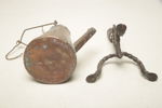 Ljusstake, 1800/1900-tal & Kopparkanna, 1800-tal