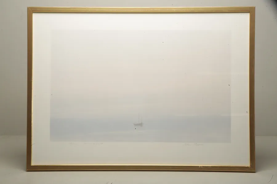 Elsie Tapper, Färglitografi "Sommarnatt", Signerad N:o 106/210