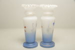 Vaser, 1-par i flusterglas, 1800/1900-tal